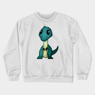 Cute Dinosaur Drawing Crewneck Sweatshirt